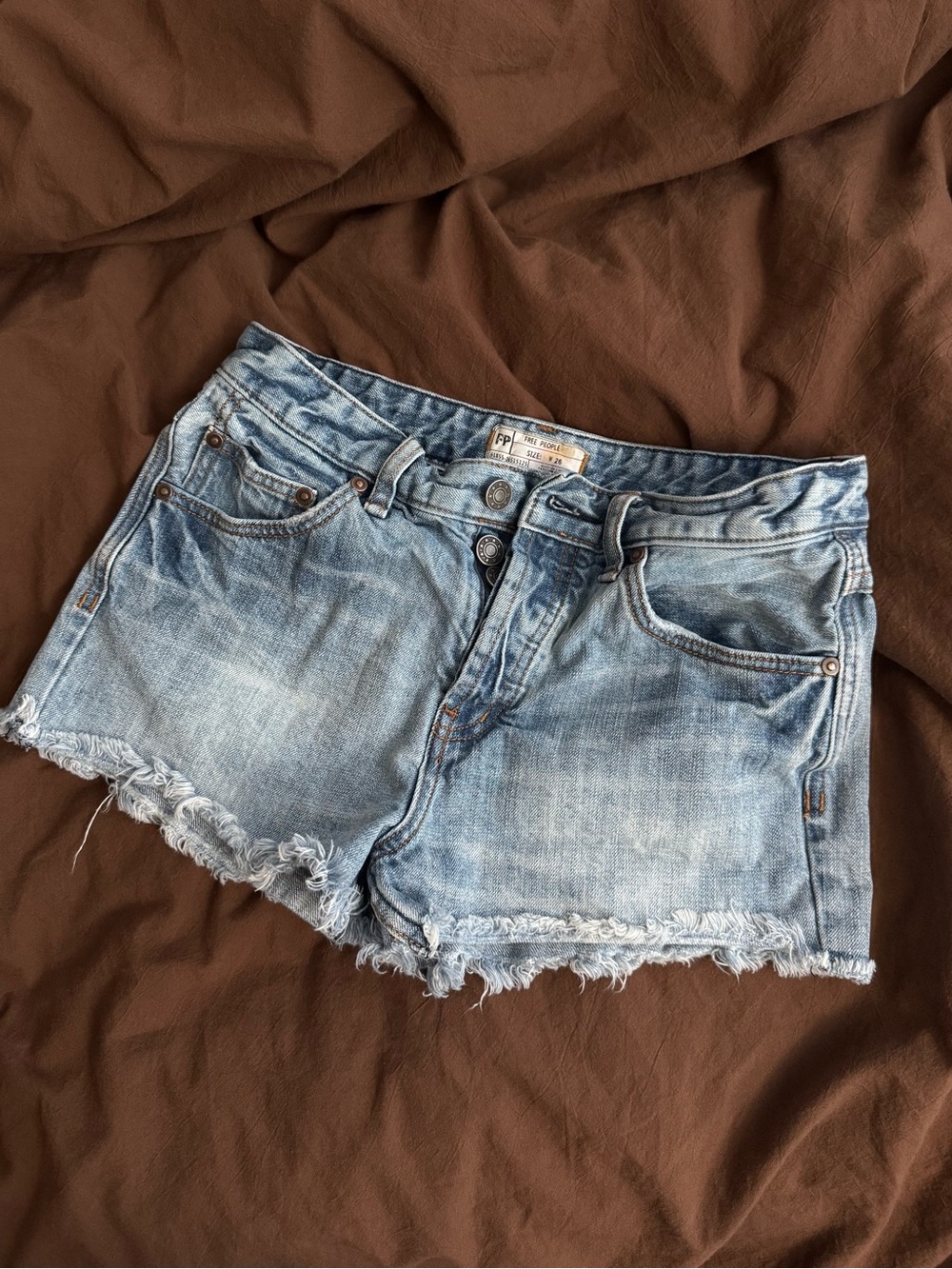 Free People Jean Shorts